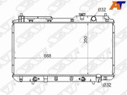Радиатор HONDA CR-V 95-01