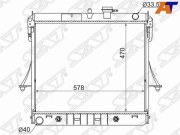 Радиатор HUMMER H3 06-