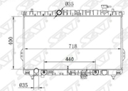 Радиатор HYUNDAI SANTA FE CLASSIC 2.0/2.4/2.7 00-06