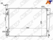 Радиатор HYUNDAI TUCSON/KIA SPORTAGE 2.0/2.7 03-