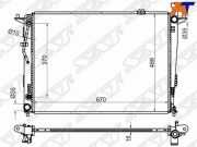 Радиатор KIA SORENTO/HYUNDAI SANTA FE 2.4/3.5 09-12