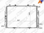 Радиатор MERCEDES S-CLASS W140 4.0/4.2/5.0/6.0 91-98