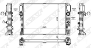 Радиатор Mercedes-Benz E-Class 02-09 / CLS-Class 04-10