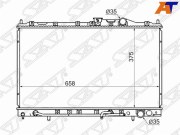 Радиатор MITSUBISHI COLT/LANCER/MIRAGE/LIBERO 91-95