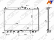Радиатор MITSUBISHI CARISMA 96-98/SPACE STAR 98-05 MC0002