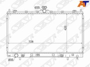 Радиатор MITSUBISHI GRANDIS 4G69 03-