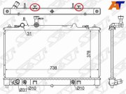 Радиатор Mazda Mazda6 02-12 / Atenza 02-12