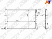 Радиатор MAZDA MPV 99-03 2.5/3.0 бачки по бокам