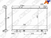 Радиатор охлаждения ДВС Y50 3.5