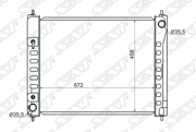 Радиатор NISSAN MURANO VQ35DE 08- NS00077-08