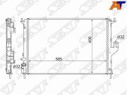 Радиатор RENAULT LOGAN/SANDERO 1.4/1.6 с кондиционером 08-/RENAULT DUSTER 1.6/2.0 без AC/LADA LARGUS