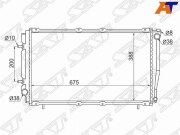 Радиатор SUBARU LEGACY 2.0 93-98/FORESTER SF5 EJ20 TURBO/IMPREZA TURBO 92-00