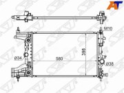 Радиатор CHEVROLET CRUZE/ORLANDO 1.8 09- / OPEL ASTRA J 1.6 09-/ZAFIRA C 1.8 10-