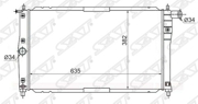 Радиатор DAEWOO/CHEVROLET LANOS 97-/ZAZ CHANCE 1.3/1.5/1.6 07-(трубчатый)