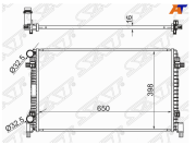 Радиатор AUDI A3/S3 12-/TT 14-/SKODA OCTAVIA 13-/SUPERB 15-/VOLKSWAGEN GOLF 12-/PASSAT B8 14- 1,8/2,