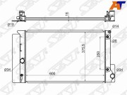 Радиатор TOYOTA COROLLA E150 АКПП/AURIS 06-/AVENSIS/VERSO/RUMION 09- LHD
