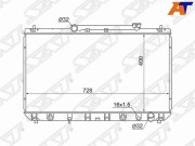 Радиатор TOYOTA CAMRY GRACIA/QUALIS 2.2 96-01