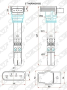 Катушка зажигания VAG A3/A4/A6/OCTAVIA 97-10/SUPERB 01-08/BORA 00-05/PASSAT 00-05/POLO 1.8T