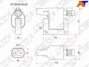 Катушка зажигания NISSAN ALMERA TINO V10/SUNNY B15 SR20/GA14/CA16