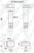 Катушка зажигания TOYOTA 3RZ RZN18/21/RZJ12/RCH/LY230/280/RZU28/3/400