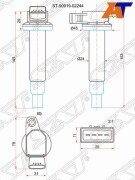 Катушка зажигания TOYOTA 1AZ/2AZ-FE 00-