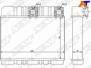 Радиатор отопителя салона BMW 3 E46 98-05/X3 E 83 04-10 W A/C