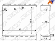 Радиатор отопителя салона NISSAN CEFIRO/MAXIMA A32/33 94-02/BLUEBERD U13/AVENIR/EXPERT W11/LAUREL 34