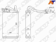 Радиатор отопителя салона FORD TRANSIT 00-