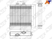 Радиатор отопителя салона MERCEDES C-CLASS W 204 07-/CLS-CLASS W 218 10-/E-CLASS W 207 09-/E-CLASS W