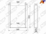 Радиатор отопителя салона TOYOTA COROLLA/SPACIO ZE120 00-06/AVENSIS T250 03-08/WILL VS ZE12 01-0