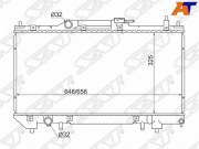 Радиатор TOYOTA AVENSIS 4/7A 1.6/1.8 97-01