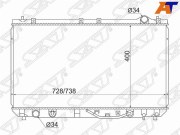 Радиатор TOYOTA CAMRY GRACIA/QUALIS/WINDOM/LEXUS ES300 2.5/3.0 96-01