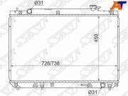 Радиатор TOYOTA HARRIER 5S-FE 97-03 TY0003-SXU10