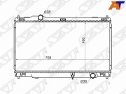 Радиатор TOYOTA MARK X 2GR/3GR/4GR/LEXUS GS300/460/430/350/450H 04-