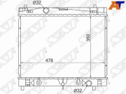 Радиатор TOYOTA YARIS/VITZ/BELTA/RACTIS/IST ZSP110 2NZ-FE/1NZ/2SZ 05-