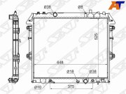 Радиатор TOYOTA HILUX/VIGO/FORTUNER 1KD/2KD 04- лев. руль