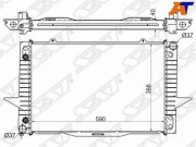 Радиатор VOLVO 850/S70/V70 2.0/2.3/2.5/2.5TD 91-00