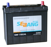 Аккумулятор SEBANG SMF 55Ач 520А обратная/п.
