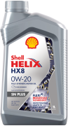 Моторное масло Shell Helix HX8 0W-20 синтетика 1л