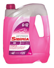 Антифриз SIBIRIA G12 RED40 5л