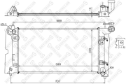 радиатор системы охлаждения АКПП Toyota Corolla 1.4-1.8 