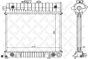 радиатор системы охлаждения без AC MB W202/W210 1.8-2.3 93-00