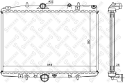 радиатор системы охлаждения Peugeot 406, Citroen C5 2.0i 16V/2.0HDi 