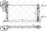 радиатор системы охлаждения MB W210 2.7-3.2CDi 99-02