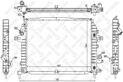 радиатор системы охлаждения АКПП Opel Zafira B 2.0i 16V /1.7CDTi 