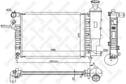 радиатор системы охлаждения МКПП 390x322x23 Peugeot 106 I 1.0-1.4/1.1-1.4i 91-95