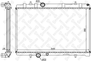 радиатор системы охлаждения Peugeot 407, Citroen C5 1.6-2.2 