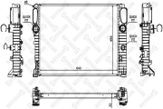 радиатор системы охлаждения АКПП MB C 219 5.5i 24V /3.0CDiPF 