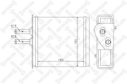 радиатор печки Fiat Punto/Barchetta 1.1-1.7TD 93>