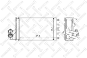 радиатор печки Peugeot 405/406 all 92>